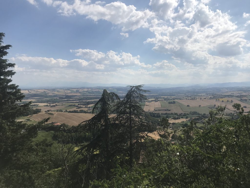 The view from the Hill of Infinity, Recanati